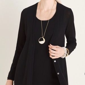 Chicos Everyday Cardigan- duster length- Sz 3 or XL